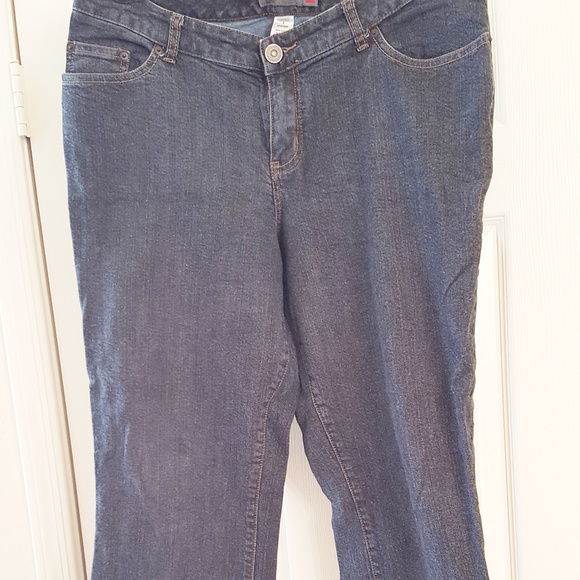 VENEZIA Stretch Bootcut 5 Pocket Denim Jean 2 DARK - Picture 2 of 5